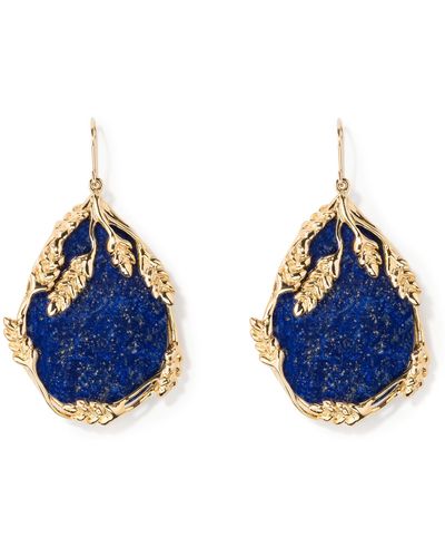 Aurelie Bidermann Boucles d'oreilles Françoise - Bleu