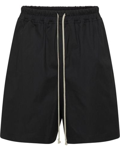 Rick Owens Woven Shorts - Black