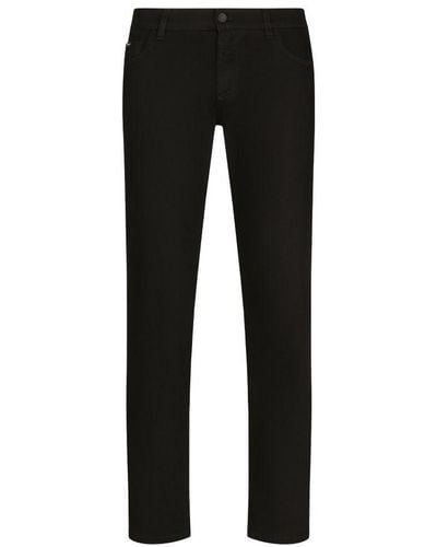 Dolce & Gabbana Skinny Stretch Jeans - Black