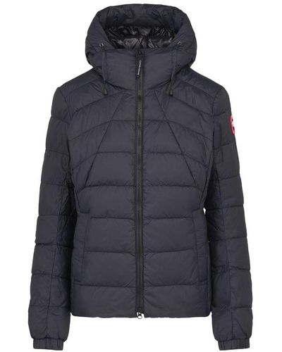 Canada Goose Abbott Puffy Jacket With Hood - Blue