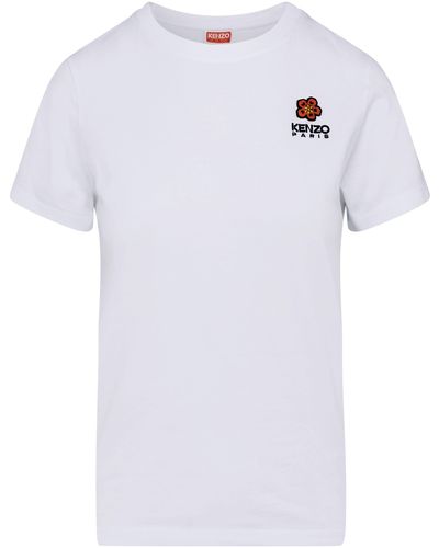 KENZO T-Shirt à logo - Blanc