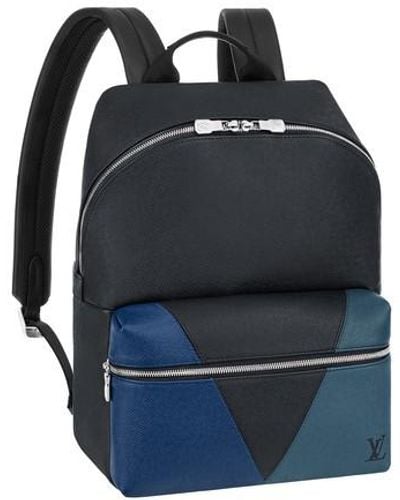 Shop Louis Vuitton Men's Blue Backpacks