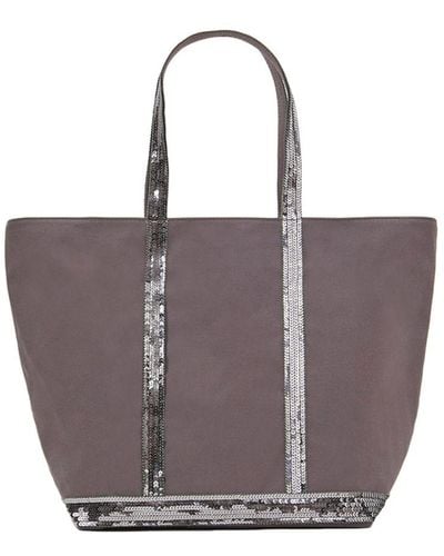 Vanessa Bruno Canvas L Cabas Tote - Purple