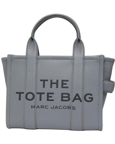 Marc Jacobs The Leather Small Tote Bag - Gray
