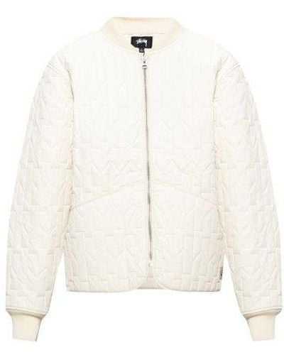 Stussy Quilted Jacket - White