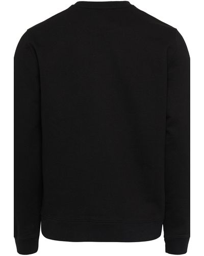 Maison Kitsuné Contour Fox Patch Regular Sweatshirt - Black