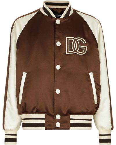 Dolce & Gabbana Jackets > bomber jackets - Marron