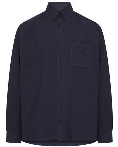 A.P.C. Mateo Shirt - Blue