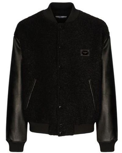 Dolce and gabbana bomber jacket clearance mens
