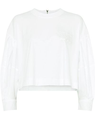 Max Mara Dolly Logo Sweatshirt - White