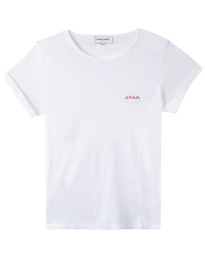 Maison Labiche Poitou "amore" T-shirt - White