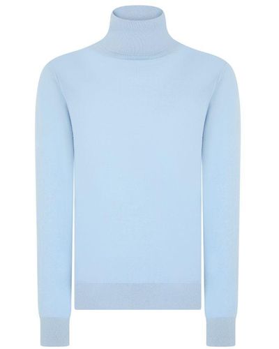 Dolce & Gabbana Cashmere And Silk Sweater - Blue