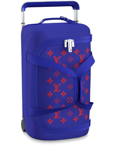 Louis Vuitton Horizon Soft Duffle 55 Koffer - Blau