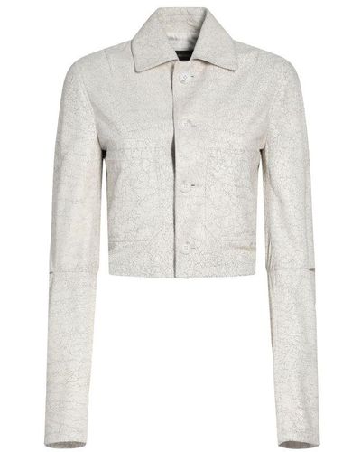 Ann Demeulemeester Phae Atelier Deconstructed Jacket - White