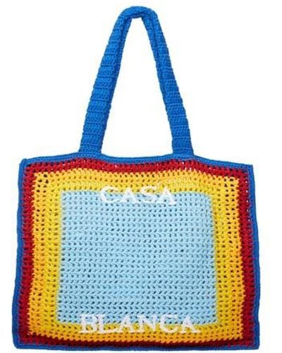 Casablancabrand Arch Crochet Bag - Blue