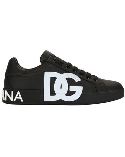 Dolce & Gabbana Leather Sneaker - Black