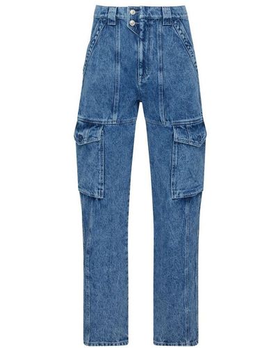 Isabel Marant Javier Straight Jeans - Blue