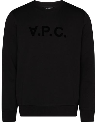 A.P.C. Sweatshirt VPC - Schwarz