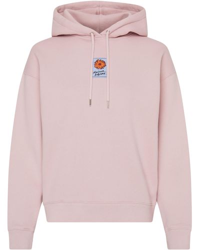 Maison Kitsuné Sweatshirt mit Kapuze Floating Flower - Pink