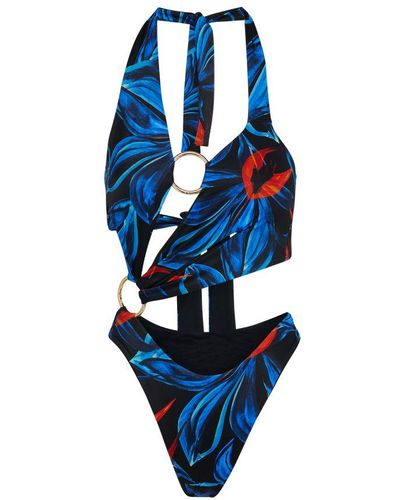 Louisa Ballou Sex Wax Swimsuit - Blue
