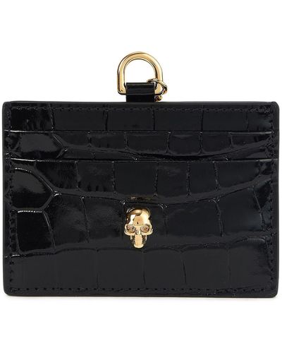 Alexander McQueen Porte-cartes - Noir