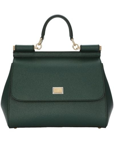 Dolce & Gabbana Medium Sicily Handbag - Green