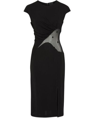 Givenchy Openwork Dress - Black