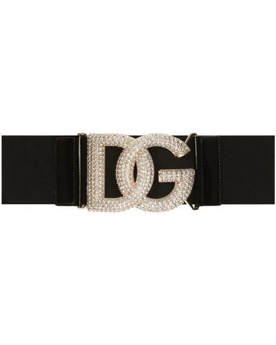 Dolce & Gabbana Elasticated Belt - Black