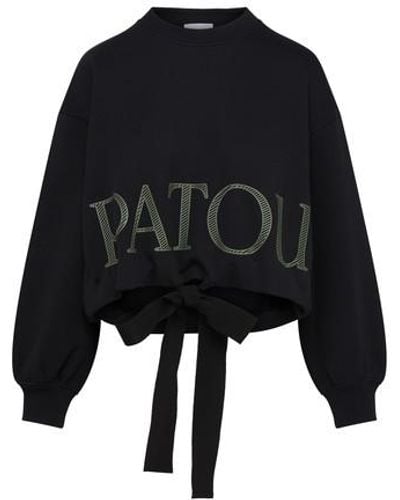 Patou Langärmeliges Sweatshirt - Schwarz