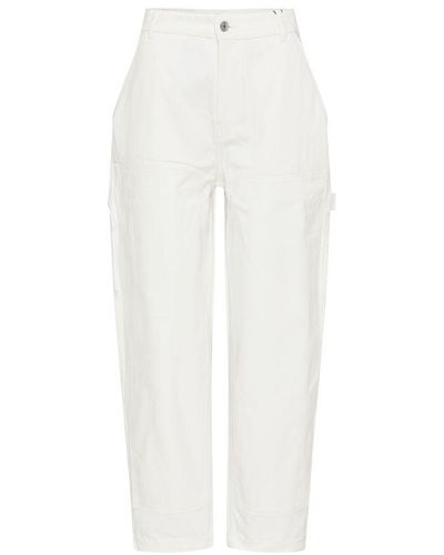 Maison Kitsuné Worker Jeans - White