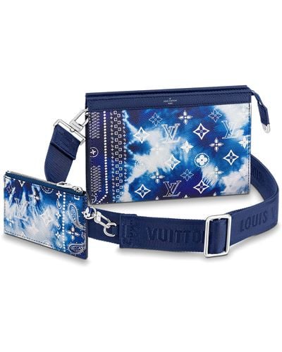 Louis Vuitton Gaston Wearable Geldbörse - Blau
