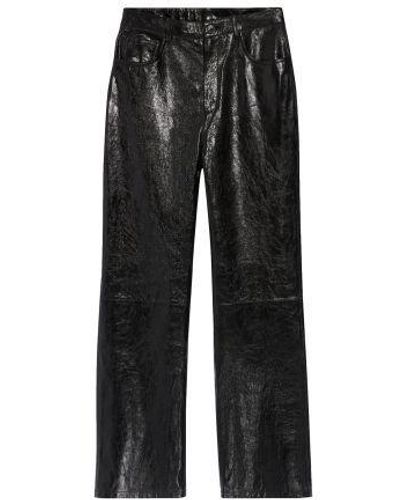 Claudie Pierlot Leather Pants - Black