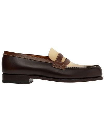 J.M. Weston Animation 180 Loafers - Brown