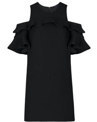 Louis Vuitton Ruffle Dress - Black