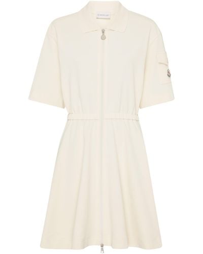 Moncler Kurzes Kleid - Weiß