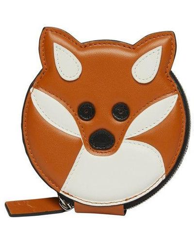 Maison Kitsuné Fox Clutch Bag - Brown