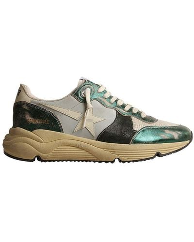Golden Goose Running Sole Trainers - Green
