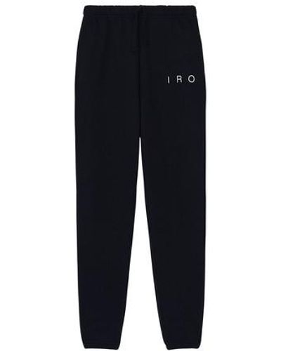 IRO Lorel Fleece jogging Trousers - Black