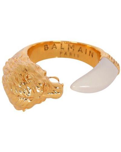 Balmain Lion Ring - Metallic