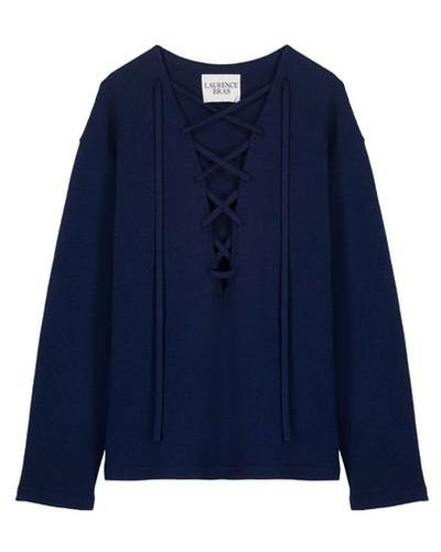 Laurence Bras Pull manches longues Edward - Bleu