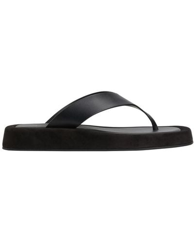 The Row Ginza Sandals - Black