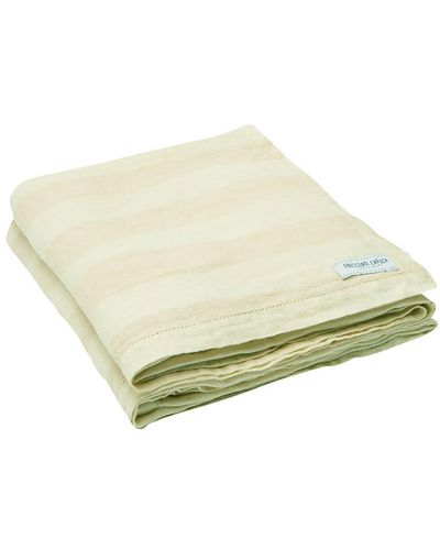 Frescobol Carioca Beach Towel Large Stripe - White