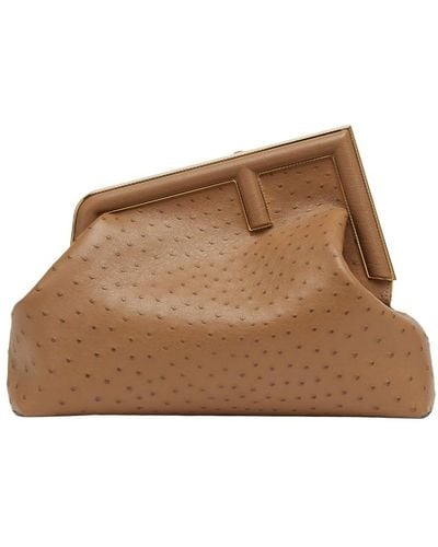 Fendi First Medium Bag - Natural