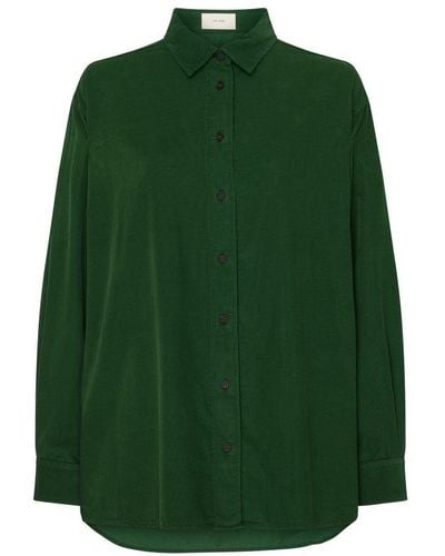The Row Penna Shirt - Green