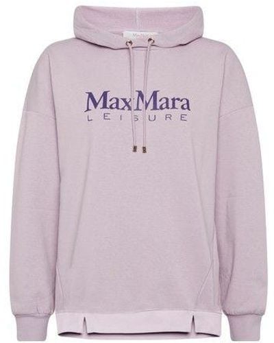 Max Mara Filo Logo Hoodie - Leisure - Pink