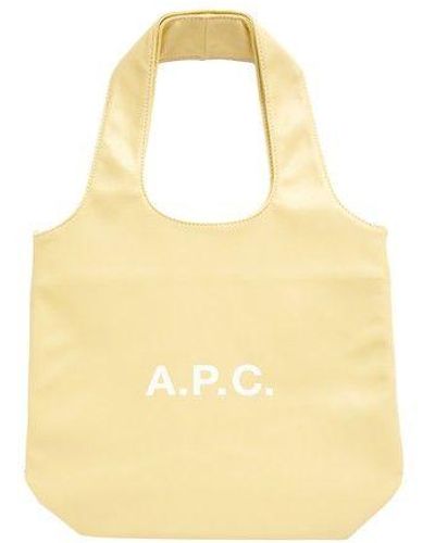 A.P.C. Ninon Small Tote Bag - Yellow