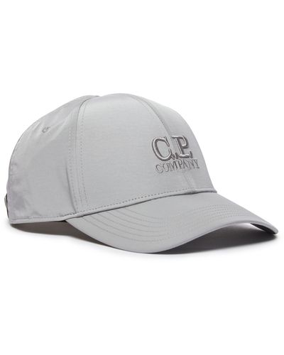 C.P. Company Cap mit Chrome-R Logo - Schwarz