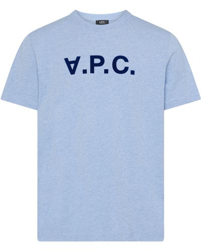 A.P.C. T-Shirt Grand VPC - Blau
