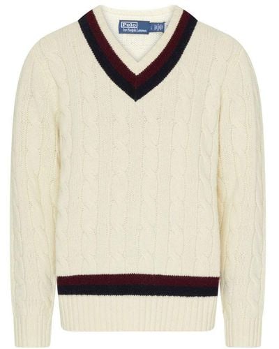 Polo Ralph Lauren V-Neck Pullover - White