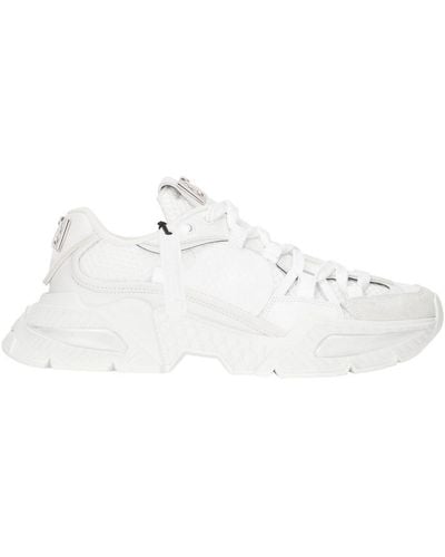 Dolce & Gabbana Mixed-material Airmaster Trainers - White